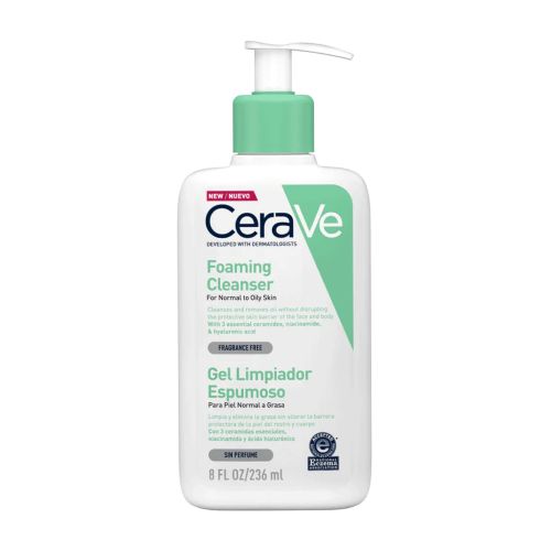 CERAVE GEL LIMPIADOR ESPUMOSO FCO 236 ML